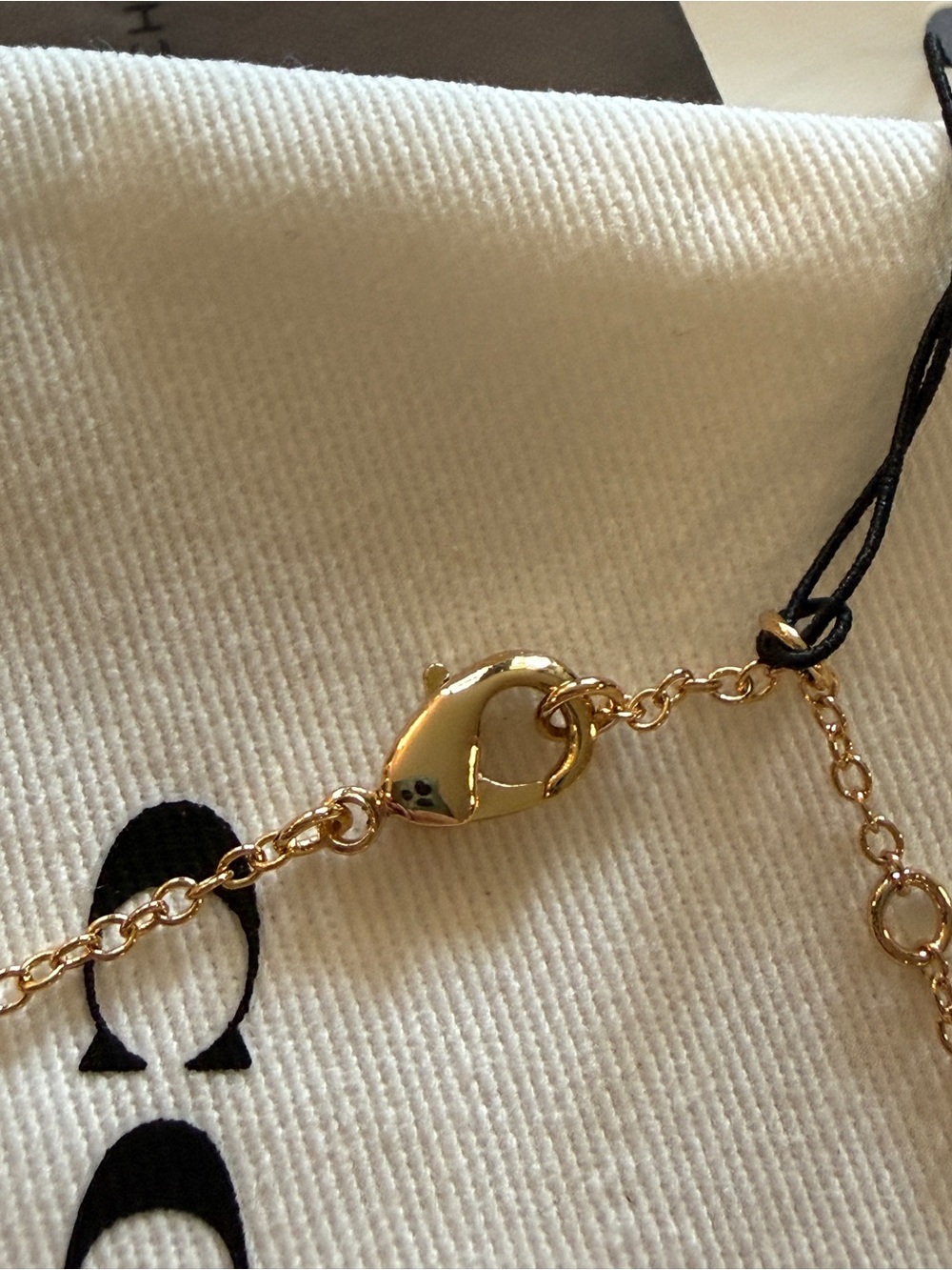 Coach Gold-Tone Charm Bracelet with Chain Detail - Picture 9 of 9
